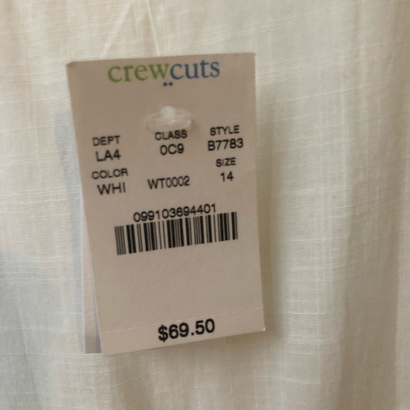 J. Crew Kids White Dress - Picture 4 of 5